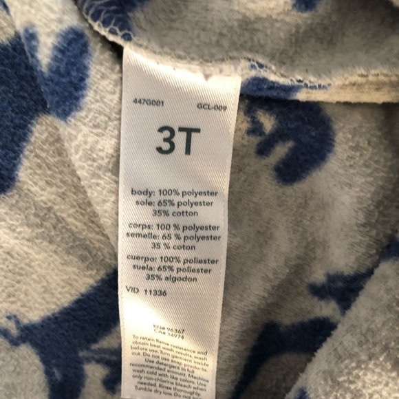 3 Fleece One Piece Pyjamas - Picture 10 of 12